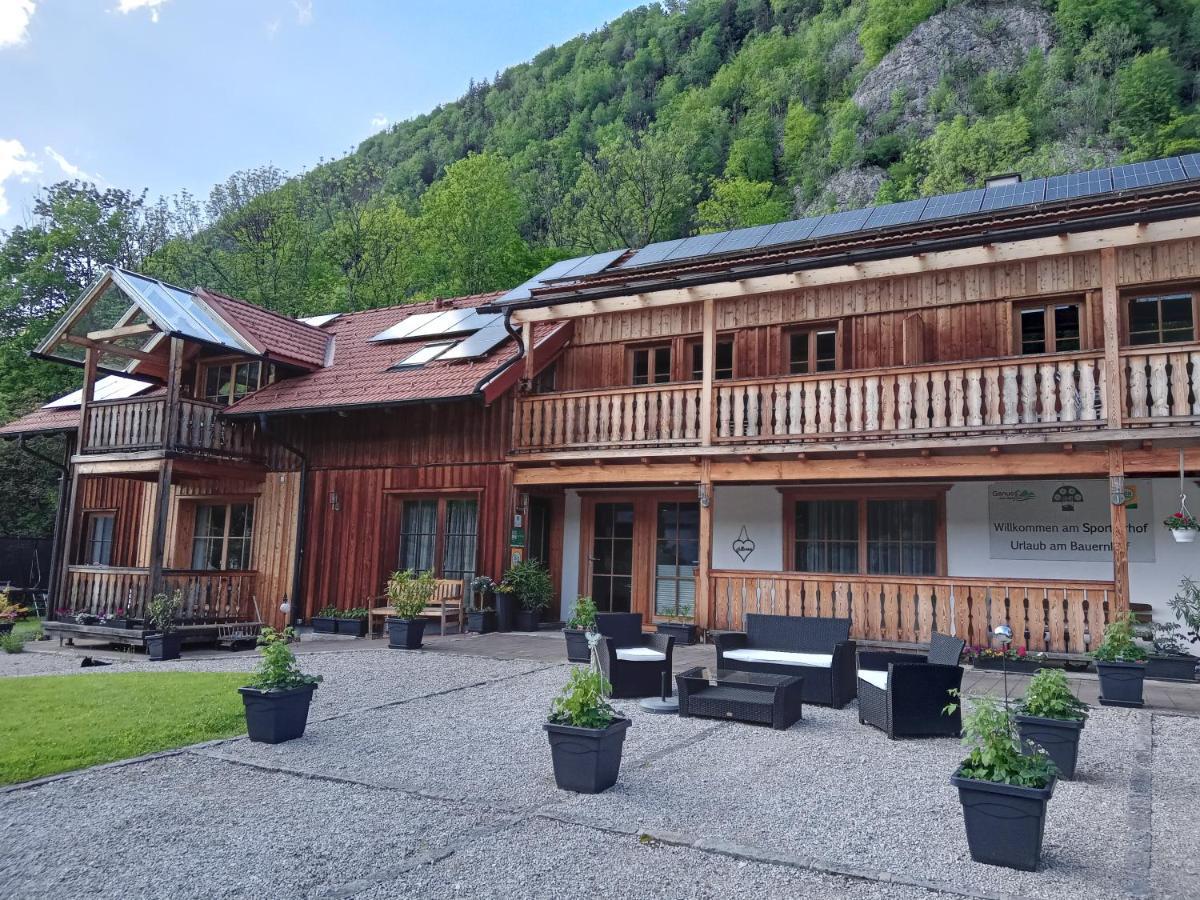 Apartmán Sportlerhof - Alimann Uab Grünau im Almtal Exteriér fotografie
