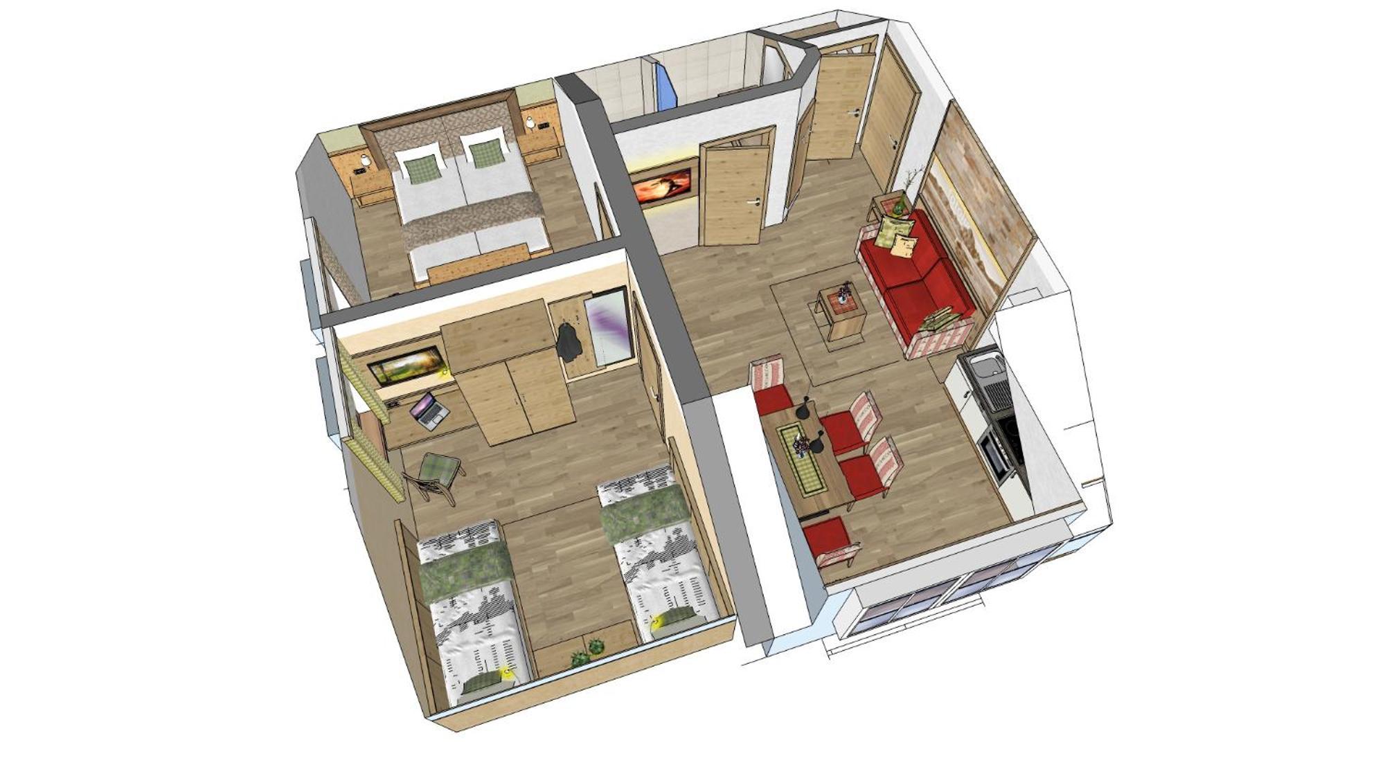 Apartmán Sportlerhof - Alimann Uab Grünau im Almtal Exteriér fotografie